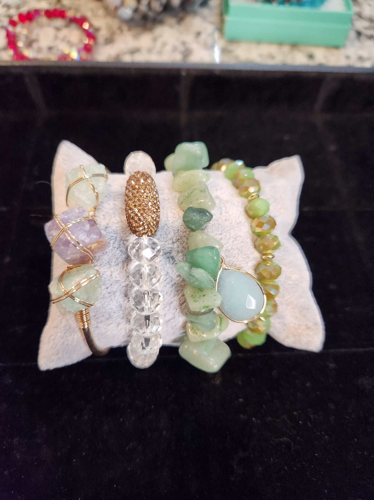 Stacked bracelets