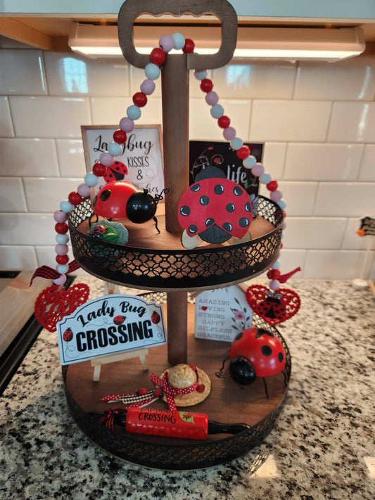 Lady Bug Crossing with Tray